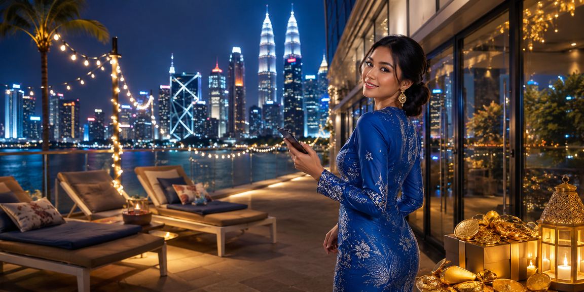 Pemain VIP berbaju kurung di Kuala Lumpur menggunakan platform 4060 untuk loteri dan bonus
