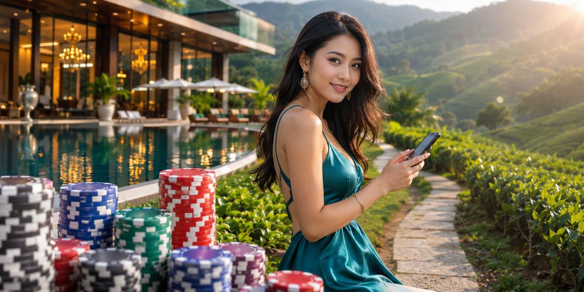 Pemain Malaysia menikmati permainan kasino di peranti mudah alih 4060