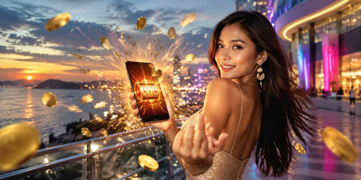 Permainan slot dan loteri Malaysia diakses melalui peranti mudah alih di platform 4060
